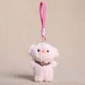 Süßer rosa Plüsch Schwein Schlüsselanhänger flauschiges Stofftier Anhänger für Rucksack Deko - Schweineform / 12cm / Rosa
