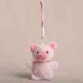 Niedlicher rosa Schwein Plüsch Schlüsselanhänger, weicher Stofftier Taschenanhänger. - Tieranhänger - Schwein