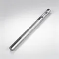 Dettaglio attrezzo fustella per cuoio, struttura in acciaio massiccio con manico zigrinato. - Punzone Rotondo Zigrinato Antiscivolo / 3mm