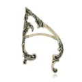 Vintage gotische elf oor manchet voor vrouwen, unieke donkere stijl metalen oorges. - Linkeroor / Brons Gradiënt