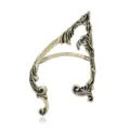Retro metaal elf oor manchet, gotische punk stijl enkel oor clip voor vrouwen mode sieraden. - Rechteroor / Brons Gradiënt