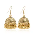 Boucles d'oreilles Jhumka Or Ancien Style Ethnique Indien Bijoux Femme Cadeau - Vieil Or
