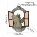 Cute resin window dragon ornament desktop decoration variant size 15x12x5cm weighing 183g - Window Dragon