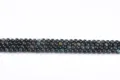 Fil de perles rondes en pierre naturelle œil de tigre bleu pour fabrication de bijoux. - 6mm (Environ 60 Perles) / Œil de Tigre Bleu Foncé Amélioré 1A