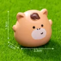 Cute mini zodiac animal figurine micro landscape DIY decoration car desktop ornament cute gift - 7# Zodiac Horse