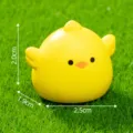 Cute yellow chick miniature resin figurine ornament micro landscape desktop decor item - 10# Zodiac Rooster