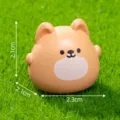 Cute miniature animal resin figurine desktop ornament DIY micro landscape toy accessory - 11# Zodiac Dog