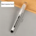 Long nib woodworking marker pen black waterproof permanent marker for deep hole marking - Oil-based Long Tip / Chinese Version / Black