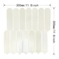 Azulejos de pared 3D autoadhesivos impermeables PVC cocina baño decoración pegatinas 300mm - Azulejo de Linterna de Arco Blanco Lechoso / YJC0369