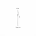 Stainless steel cocktail fork, slender fruit fork and bar stirring pick for kitchen use. - Fork / 13cm / Silver