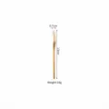Stainless steel stirring bar cocktail stirrer long handle coffee spoon for daily use - Fork / 13cm / Gold