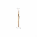 Stainless steel long handle fruit fork cocktail stirrer rose gold minimalist cutlery 13cm - Fork / 13cm / Rose Gold