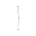 Long stainless steel cocktail stirring stick rose gold bar spoon barware drink tool 19cm - Fork / 19cm / Rose Gold