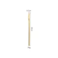 Long handled gold stainless steel coffee stirrer spoon slim bar cocktail mixing tool - Fork / 19cm / Gold
