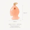 Pink resin fish pendant with rhinestone eye, cute animal charm for DIY necklace 30mm size - Pink Style / Pink Fish Pendant