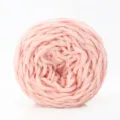 Ovillo de lana aterciopelada rosa claro de 7mm para tejer a mano crochet bufandas. - Rosa Flor de Cerezo (86)