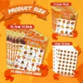 Juego de cartas de bingo de Thanksgiving tarjetas de jugador de fiesta de otono y fichas - Carta de Juego de Acción de Gracias