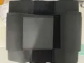 Ceinture de sudation noire avec support solide et fermeture auto-agrippante pour le fitness. - XS / Noir