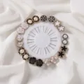 Pearl and flower brooch pin set, elegant black and white anti-glare decorative pins for clothing. - Black and White Flower Pin 20pcs
