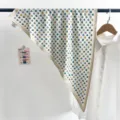 Vintage printed small square scarf chic neckerchief stylish accessory for women summer wear - Khaki