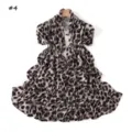 Schwarzer und weißer Leopardenmuster Langschal, weiche Baumwolle, stilvolles Accessoire. - Punktierung (#4)