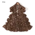 Leopard print high elasticity pleated long scarf fashion stretch stylish shawl for women - Style 16