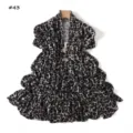 Black and white leopard print long scarf, soft stretch modal cotton, stylish women shawl. - 180cm / Style 43