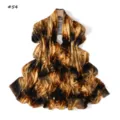 Gradient print stretchy modal long scarf fashion leopard pattern elegant women neck wrap - 180cm / Style 54