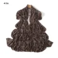 Leopard print fashion long scarf shawl soft elastic mercerized cotton daily wear - 180cm / Style 56