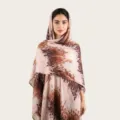 Écharpe longue en coton mercerisé imprimé cravate aquarelle femme, foulard de plage élégant. - C50