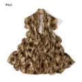 Stylish long mercerized cotton scarf featuring an abstract leopard print design for women. - Style 61