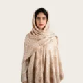 Écharpe longue en coton mercerisé tie-dye aquarelle, variante foulard et châle élégant femme. - C55