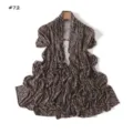 Leopard Print High Elastic Scarf Variant in Fashion Style for Women Soft Drape Accessory - Style 72