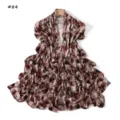 Printed Silk Cotton Long Scarf Leopard Snake Pattern Fashion Shawl Draped Jersey Scarf - Style 84 / 180cm