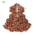 High elasticity printed mercerized cotton long scarf fashion neck wrap versatile accessory - Style 88 / 180cm