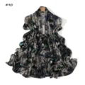High elasticity animal print long scarf, fashionable snake and leopard pattern soft shawl. - Style 90 / 180cm