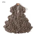 Fashion leopard print elastic mercerized cotton long scarf stylish soft neck wrap accessory. - Style 91 / 180cm