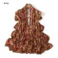 High elasticity printed mercerized cotton long scarf with leopard and snake skin pattern for women fashion. - Style 92 / 180cm