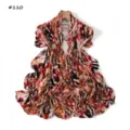 Leopard and snakeskin print high elasticity mercerized cotton jersey long scarf fashion - 180cm / Style #110
