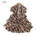 Leopard snakeskin print long scarf, high elasticity silky cotton fashion draped shawl for women. - 180cm / Style #120