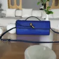 Exquise sac de soirée en strass sac à main en cristal bleu élégant sac bandoulière femme - Bleu Royal