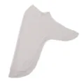 Simple double-layer chiffon tail hijab comfortable Malaysia solid color instant scarf - One Size / Cream White