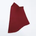 Solid color milk silk hijab headscarf versatile casual outdoor warm head cover for women. - Ruby Red