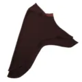 Comfortable solid color double layer chiffon swallowtail instant hijab for women daily wear. - One Size / Coffee