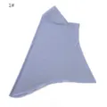 Stylish women rhinestone ribbed hijab headscarf versatile soft visor hat veil blue 1pc - One Size / 1# Light Blue