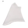 White rhinestone threaded headscarf detail, soft brim Muslim hijab headwear for women. - One Size / Cream White