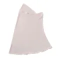 Solid color stretchy mesh pull-on head scarf, lightweight breathable hair wrap cap for daily wear. - Gardenia