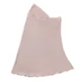 Solid color elastic mesh head cover detail showing the lightweight and breathable fabric texture. - Seashell