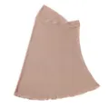 Solid color stretch mesh pull-on head cover hijab scarf for women daily wear lightweight breathable - Tuberose