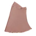 Solid color stretch mesh slip-on head cover, breathable convenient solid headscarf detail. - Mousse Brown